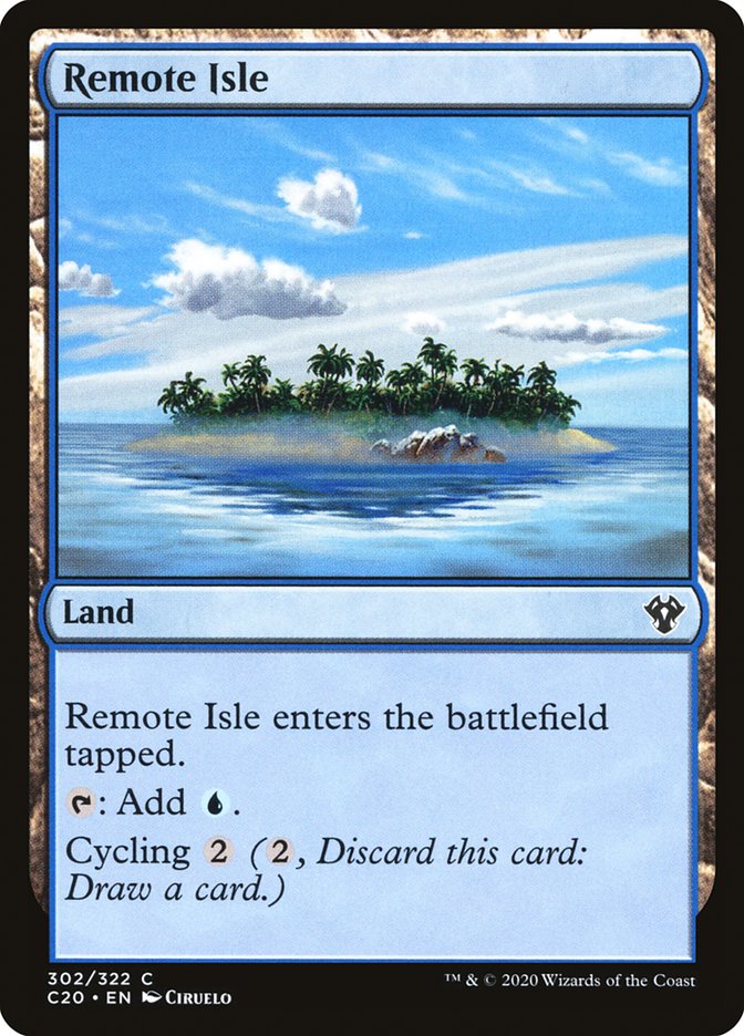 Remote Isle [Commander 2020] | Jomio and Rueliete's Cards and Comics