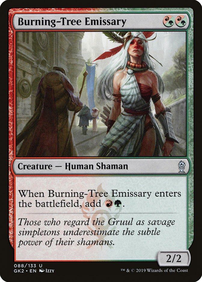 Burning-Tree Emissary [Ravnica Allegiance Guild Kit] | Jomio and Rueliete's Cards and Comics
