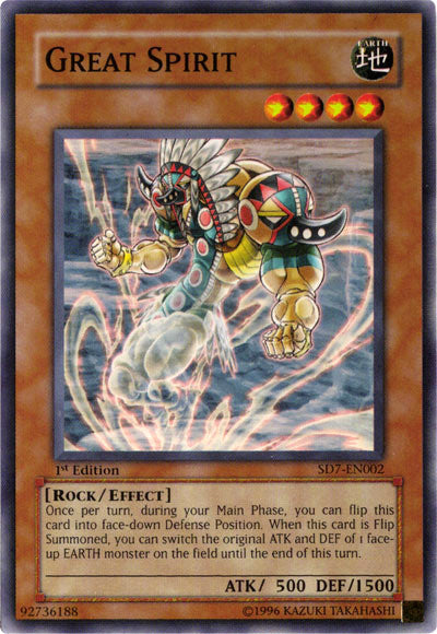 Great Spirit [SD7-EN002] Common | Jomio and Rueliete's Cards and Comics