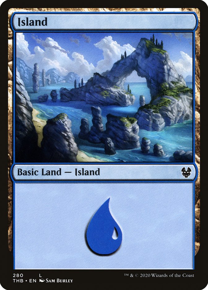 Island (280) [Theros Beyond Death] | Jomio and Rueliete's Cards and Comics