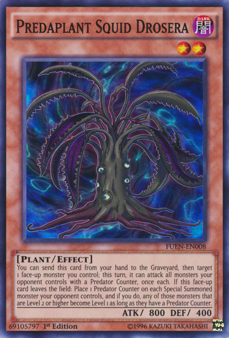 Predaplant Squid Drosera [FUEN-EN008] Super Rare | Jomio and Rueliete's Cards and Comics