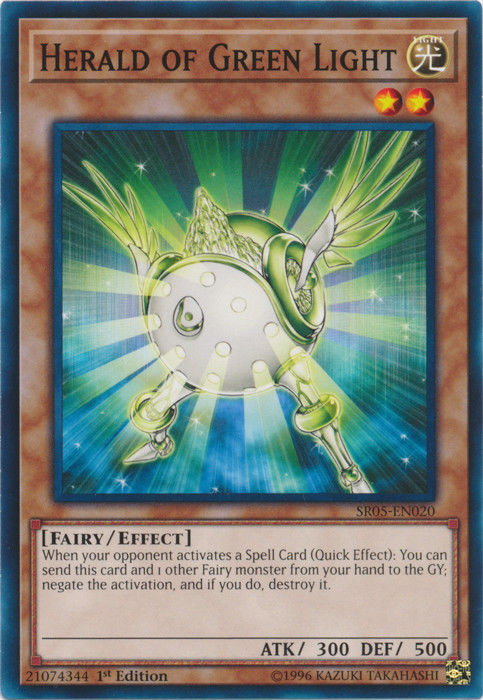 Herald of Green Light [SR05-EN020] Common | Jomio and Rueliete's Cards and Comics