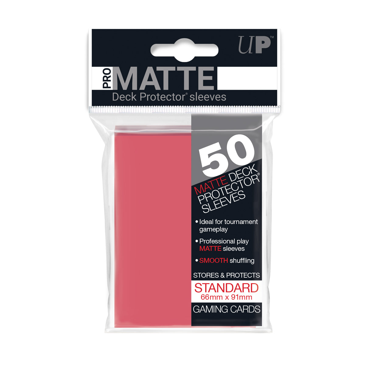 Ultra PRO: Standard 50ct PRO-Matte Sleeves (Fuchsia) | Jomio and Rueliete's Cards and Comics