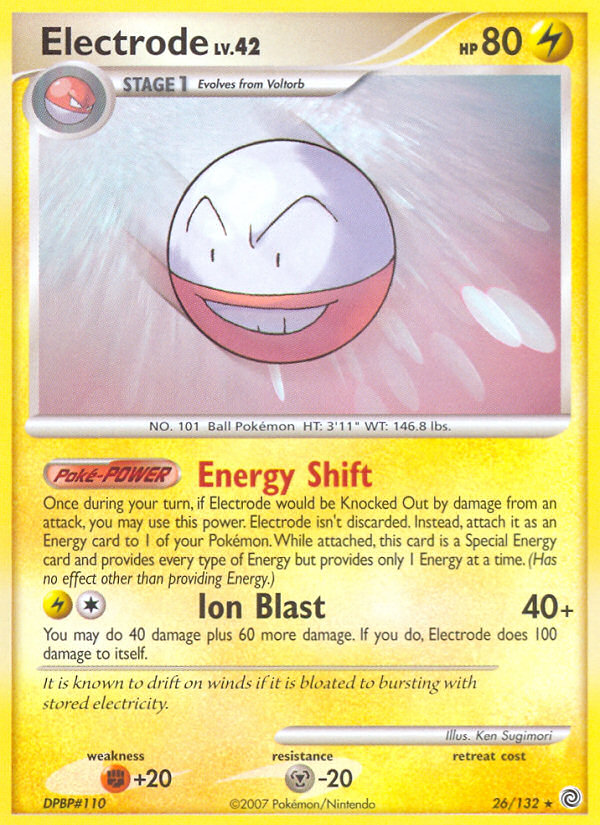Electrode (26/132) [Diamond & Pearl: Secret Wonders] | Jomio and Rueliete's Cards and Comics