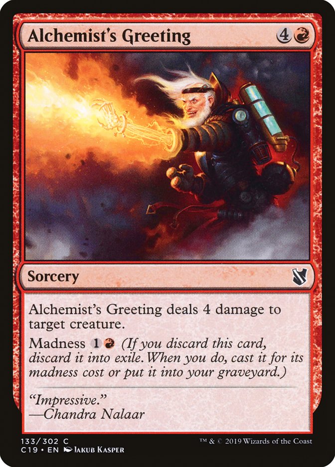 Alchemist's Greeting [Commander 2019] | Jomio and Rueliete's Cards and Comics