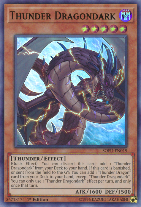 Thunder Dragondark [SOFU-EN019] Ultra Rare | Jomio and Rueliete's Cards and Comics