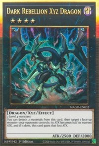 Dark Rebellion Xyz Dragon [MAGO-EN032] Gold Rare | Jomio and Rueliete's Cards and Comics