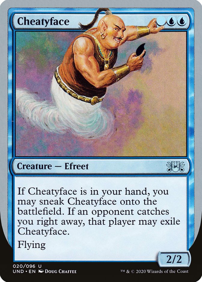 Cheatyface [Unsanctioned] | Jomio and Rueliete's Cards and Comics