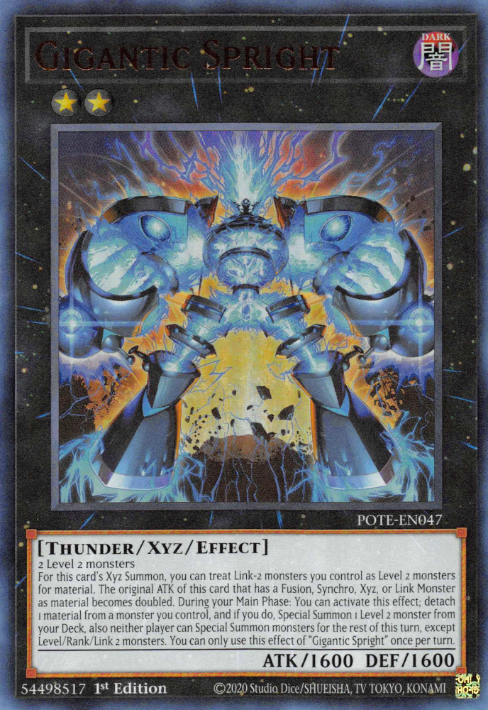 Gigantic Spright [POTE-EN047] Ultra Rare | Jomio and Rueliete's Cards and Comics
