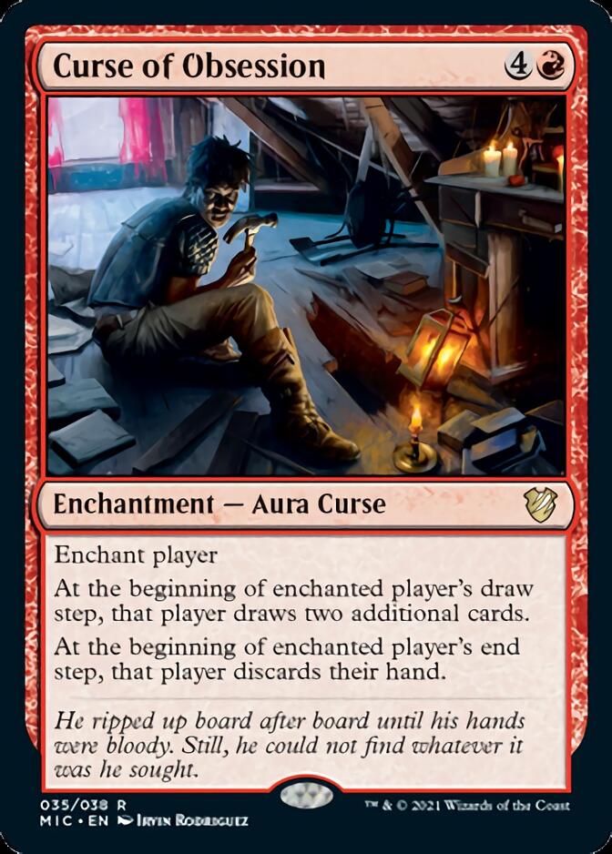 Curse of Obsession [Innistrad: Midnight Hunt Commander] | Jomio and Rueliete's Cards and Comics