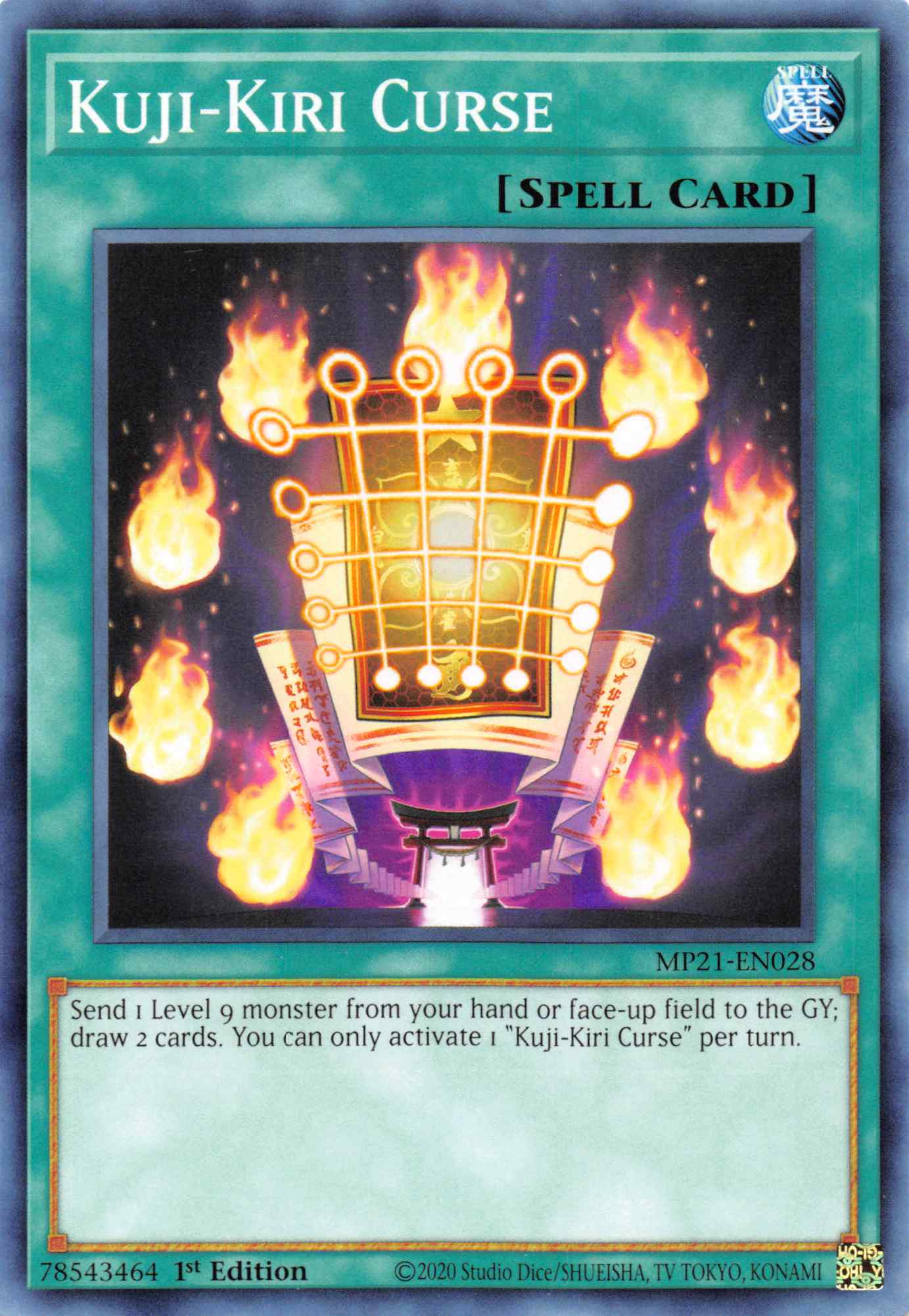Kuji-Kiri Curse [MP21-EN028] Common | Jomio and Rueliete's Cards and Comics