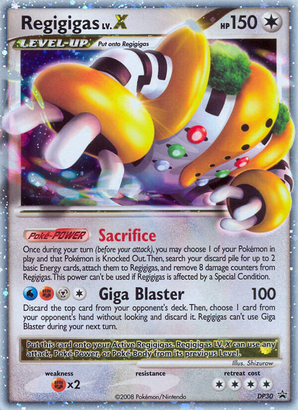 Regigigas LV.X (DP30) [Diamond & Pearl: Black Star Promos] | Jomio and Rueliete's Cards and Comics