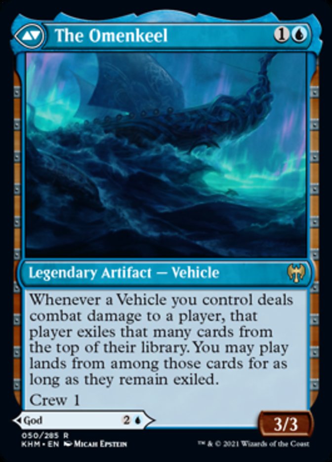 Cosima, God of the Voyage // The Omenkeel [Kaldheim] | Jomio and Rueliete's Cards and Comics