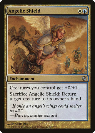 Angelic Shield [Duel Decks: Venser vs. Koth] | Jomio and Rueliete's Cards and Comics