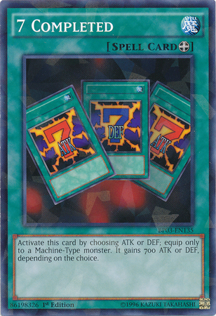 7 Completed (Shatterfoil) [BP03-EN135] Common | Jomio and Rueliete's Cards and Comics