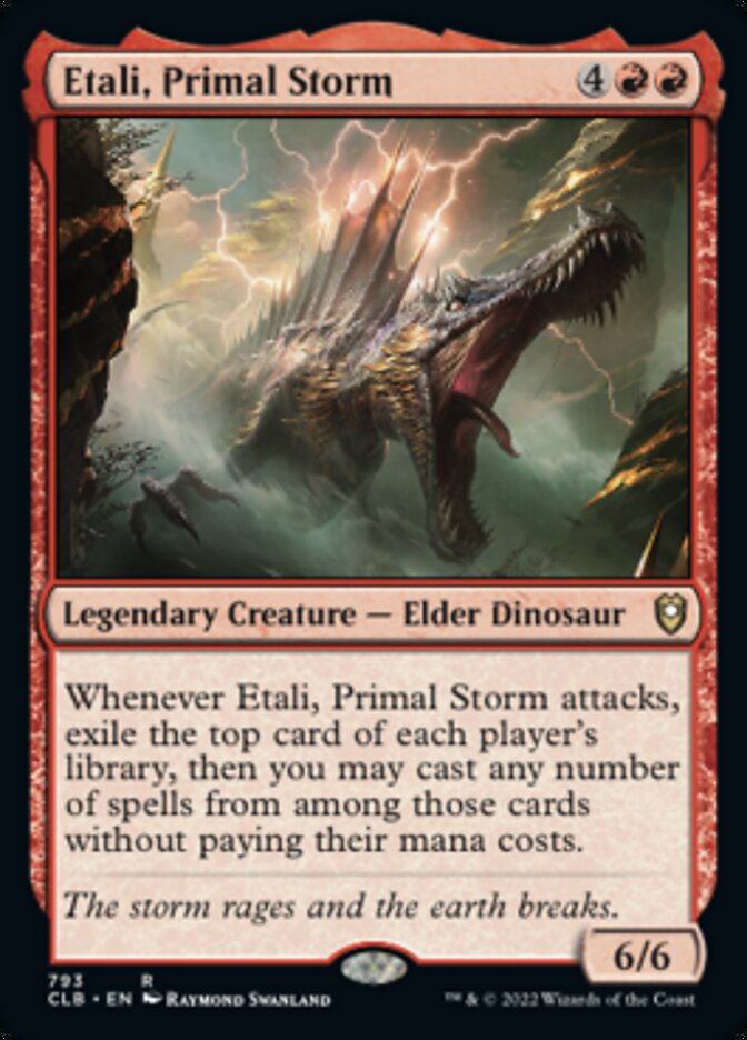 Etali, Primal Storm [Commander Legends: Battle for Baldur's Gate] | Jomio and Rueliete's Cards and Comics
