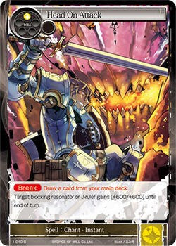Head On Attack (1-040) [The Dawn of Valhalla] | Jomio and Rueliete's Cards and Comics