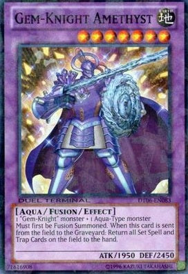 Gem-Knight Amethyst [DT06-EN083] Super Rare | Jomio and Rueliete's Cards and Comics
