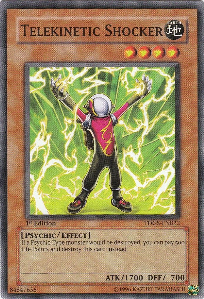 Telekinetic Shocker [TDGS-EN022] Common | Jomio and Rueliete's Cards and Comics