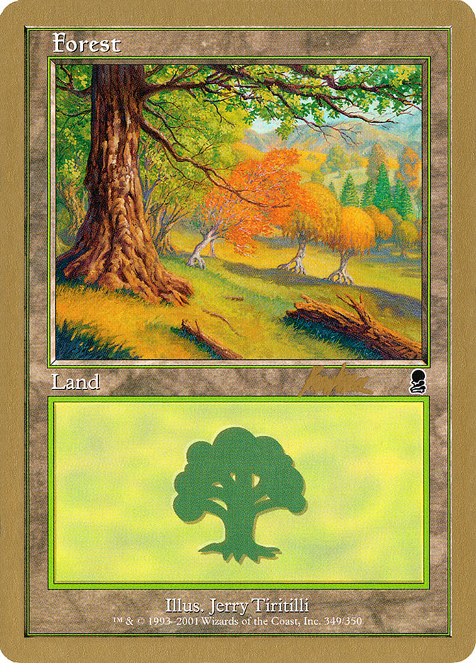 Forest (Brian Kibler) [World Championship Decks 2002] | Jomio and Rueliete's Cards and Comics