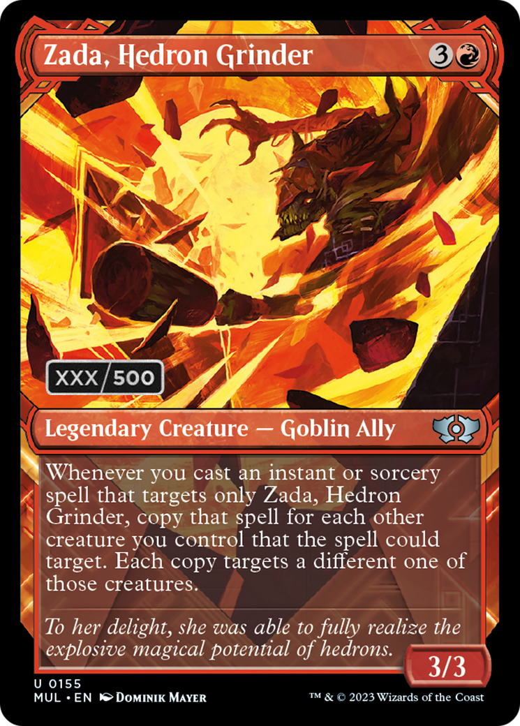 Zada, Hedron Grinder (Serialized) [Multiverse Legends] | Jomio and Rueliete's Cards and Comics