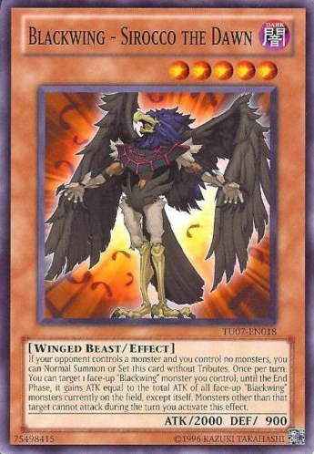 Blackwing - Sirocco the Dawn [TU07-EN018] Common | Jomio and Rueliete's Cards and Comics