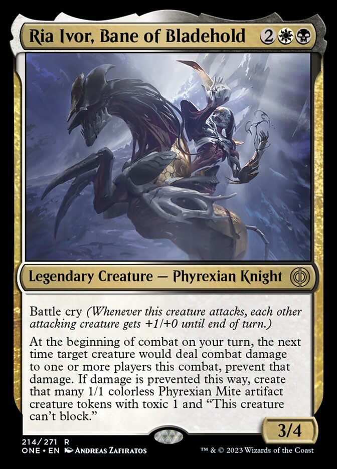 Ria Ivor, Bane of Bladehold [Phyrexia: All Will Be One] | Jomio and Rueliete's Cards and Comics