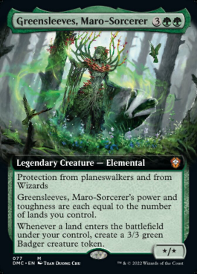 Greensleeves, Maro-Sorcerer (Extended Art) [Dominaria United Commander] | Jomio and Rueliete's Cards and Comics