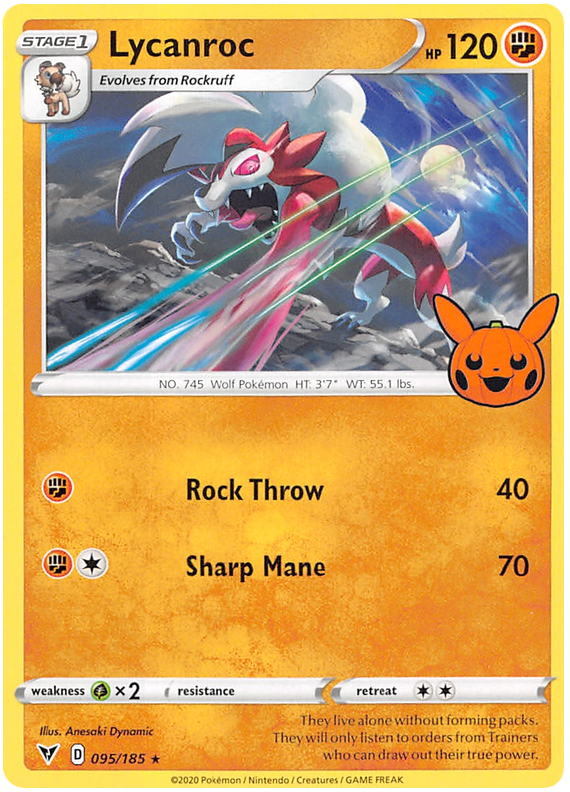 Lycanroc (095/185) [Trick or Trade 2023] | Jomio and Rueliete's Cards and Comics