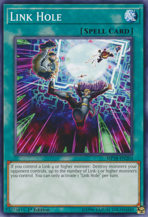 Link Hole [MP18-EN203] Common | Jomio and Rueliete's Cards and Comics