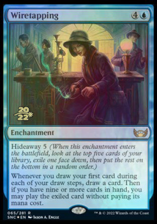 Wiretapping [Streets of New Capenna Prerelease Promos] | Jomio and Rueliete's Cards and Comics