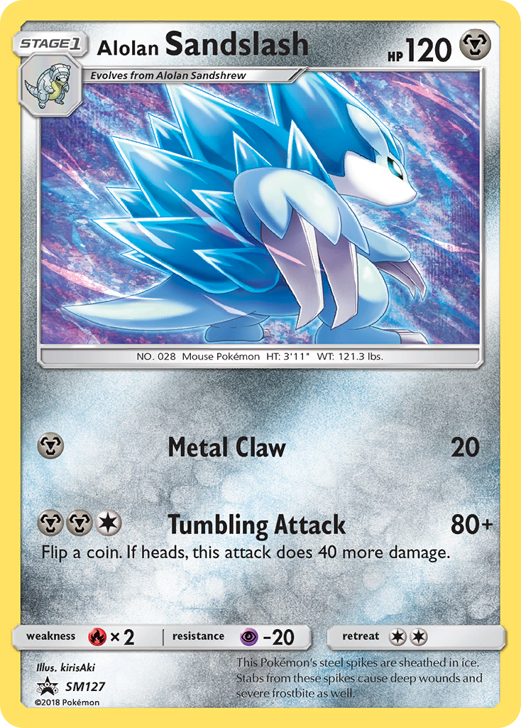 Alolan Sandslash (SM127) [Sun & Moon: Black Star Promos] | Jomio and Rueliete's Cards and Comics