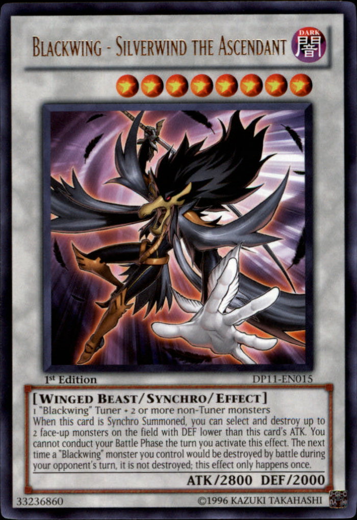 Blackwing - Silverwind the Ascendant [DP11-EN015] Rare | Jomio and Rueliete's Cards and Comics