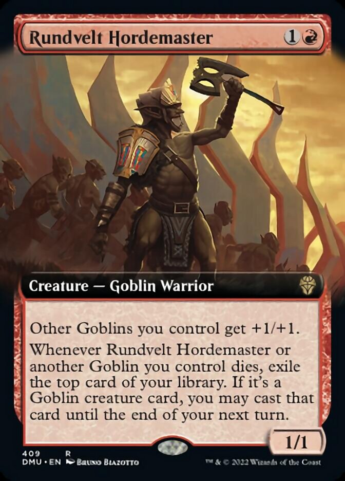 Rundvelt Hordemaster (Extended Art) [Dominaria United] | Jomio and Rueliete's Cards and Comics