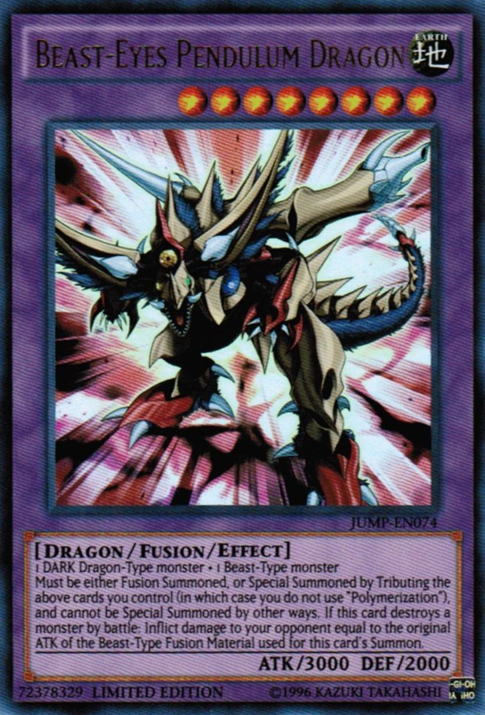 Beast-Eyes Pendulum Dragon [JUMP-EN074] Ultra Rare | Jomio and Rueliete's Cards and Comics