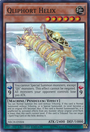Qliphort Helix (SE) [NECH-ENS04] Super Rare | Jomio and Rueliete's Cards and Comics