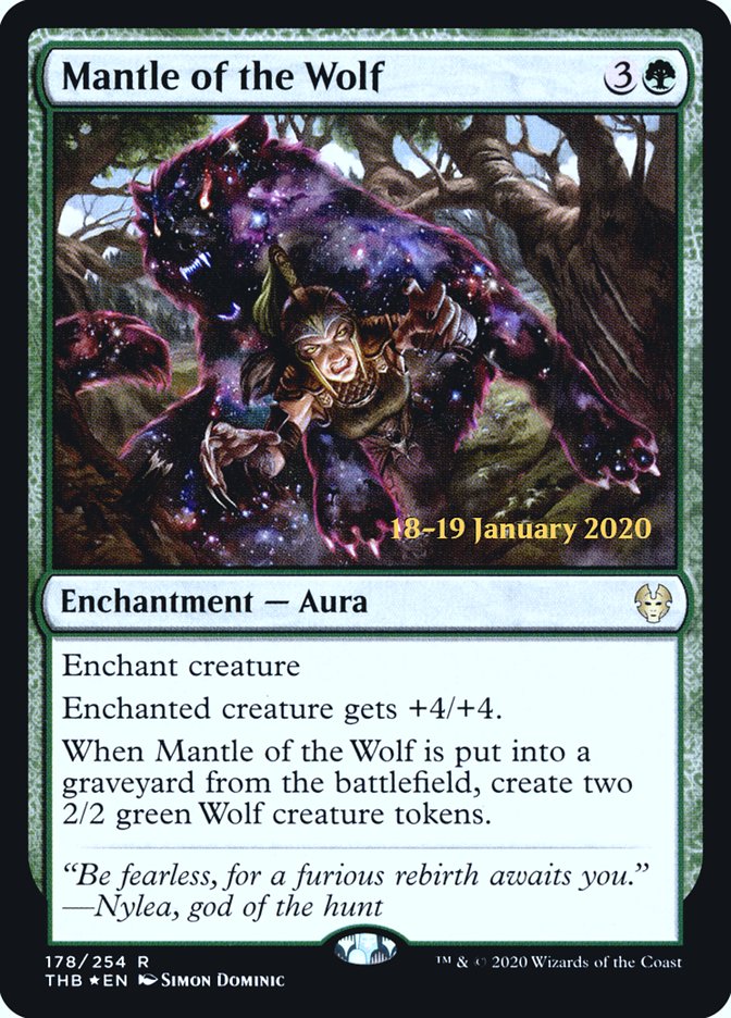 Mantle of the Wolf [Theros Beyond Death Prerelease Promos] | Jomio and Rueliete's Cards and Comics