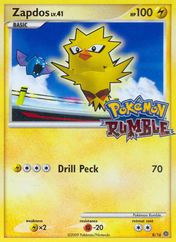 Zapdos (8/16) [Pokémon Rumble] | Jomio and Rueliete's Cards and Comics