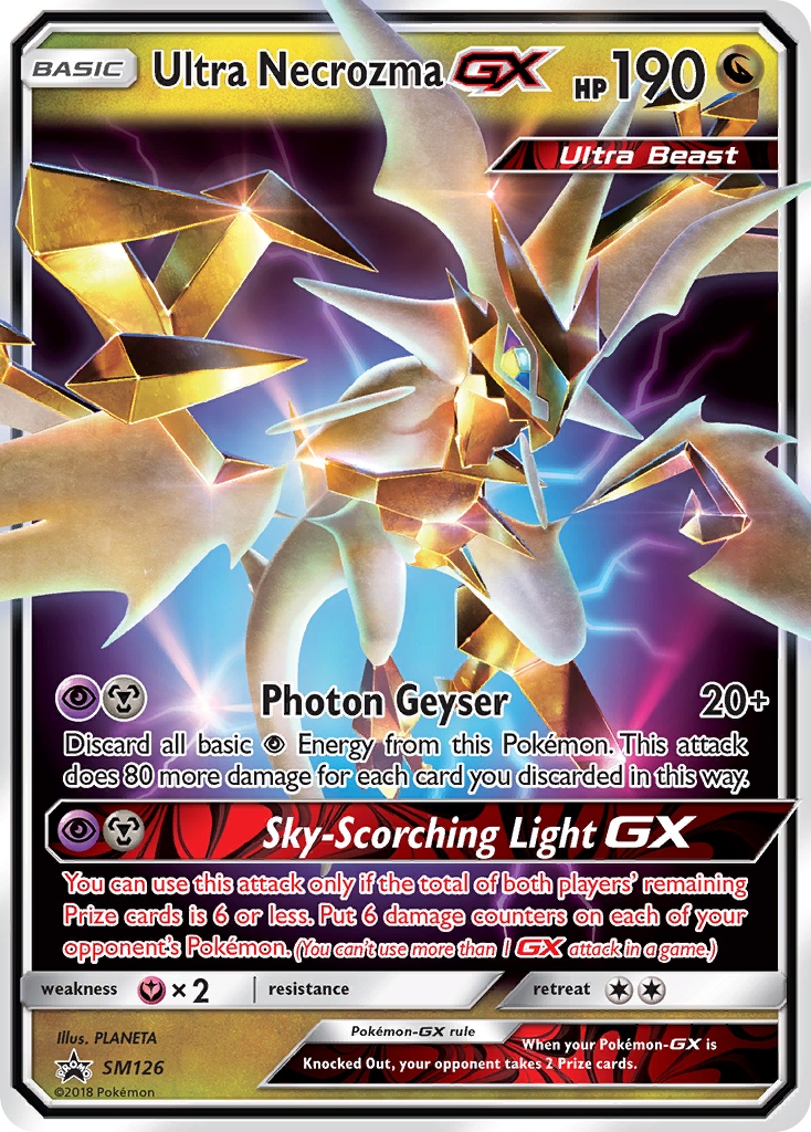 Ultra Necrozma GX (SM126) [Sun & Moon: Black Star Promos] | Jomio and Rueliete's Cards and Comics