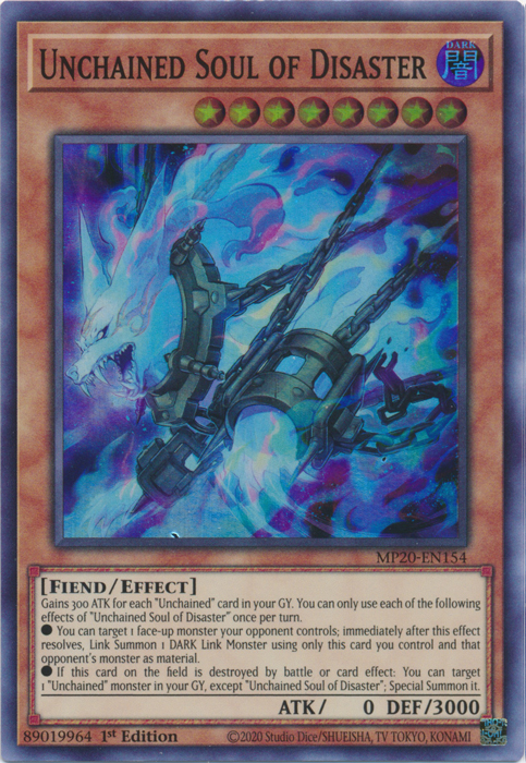 Unchained Soul of Disaster [MP20-EN154] Super Rare | Jomio and Rueliete's Cards and Comics