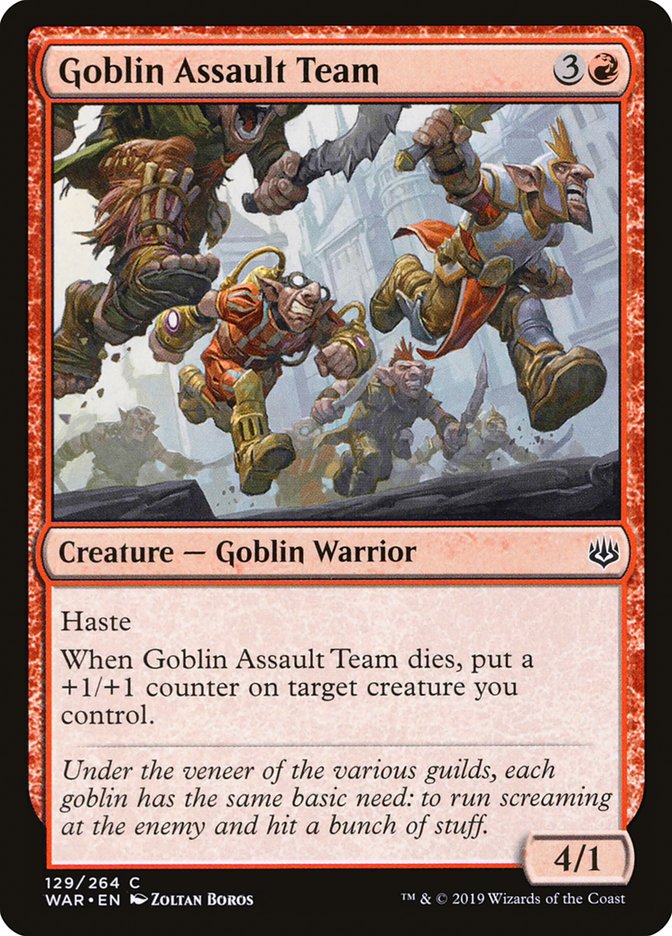 Goblin Assault Team [War of the Spark] | Jomio and Rueliete's Cards and Comics
