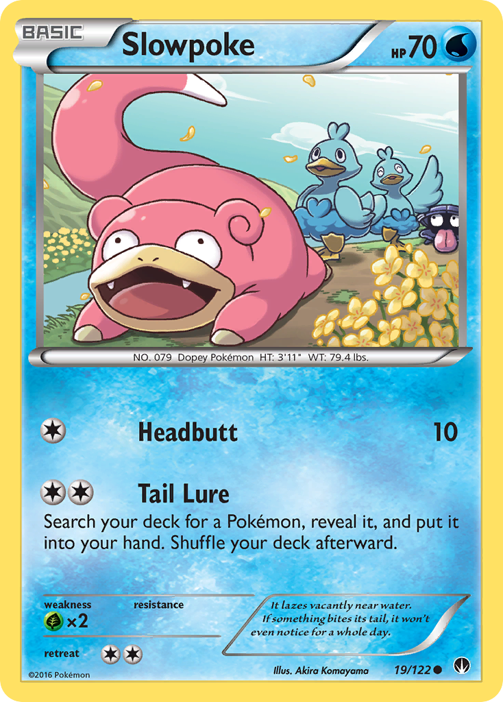 Slowpoke (19/122) [XY: BREAKpoint] | Jomio and Rueliete's Cards and Comics
