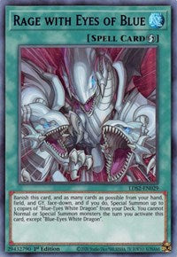 Rage with Eyes of Blue (Blue) [LDS2-EN029] Ultra Rare | Jomio and Rueliete's Cards and Comics