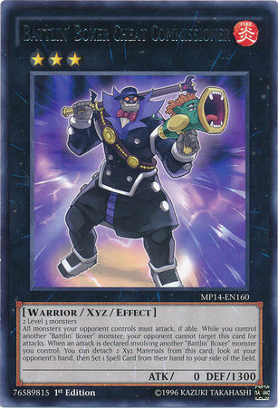 Battlin' Boxer Cheat Commissioner [MP14-EN160] Rare | Jomio and Rueliete's Cards and Comics