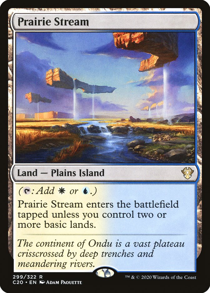 Prairie Stream [Commander 2020] | Jomio and Rueliete's Cards and Comics