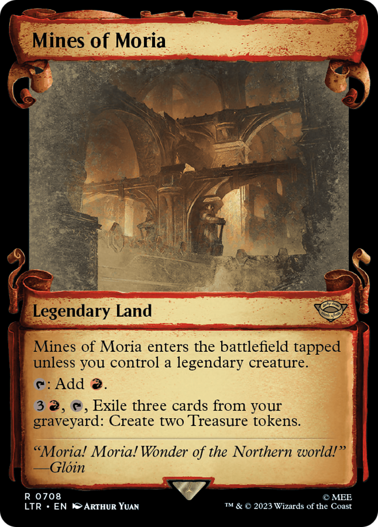 Mines of Moria [The Lord of the Rings: Tales of Middle-Earth Showcase Scrolls] | Jomio and Rueliete's Cards and Comics
