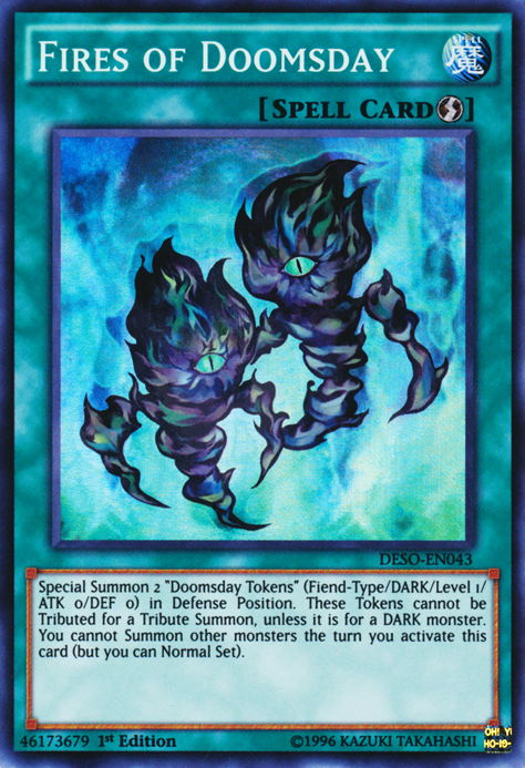 Fires of Doomsday [DESO-EN043] Super Rare | Jomio and Rueliete's Cards and Comics