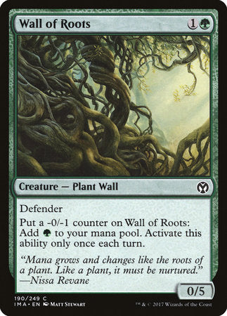 Wall of Roots [Iconic Masters] | Jomio and Rueliete's Cards and Comics