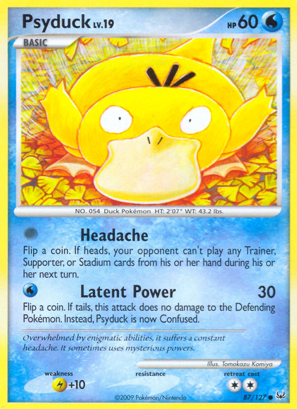 Psyduck (87/127) [Platinum: Base Set] | Jomio and Rueliete's Cards and Comics