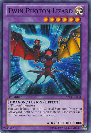Twin Photon Lizard [SP14-EN020] Common | Jomio and Rueliete's Cards and Comics